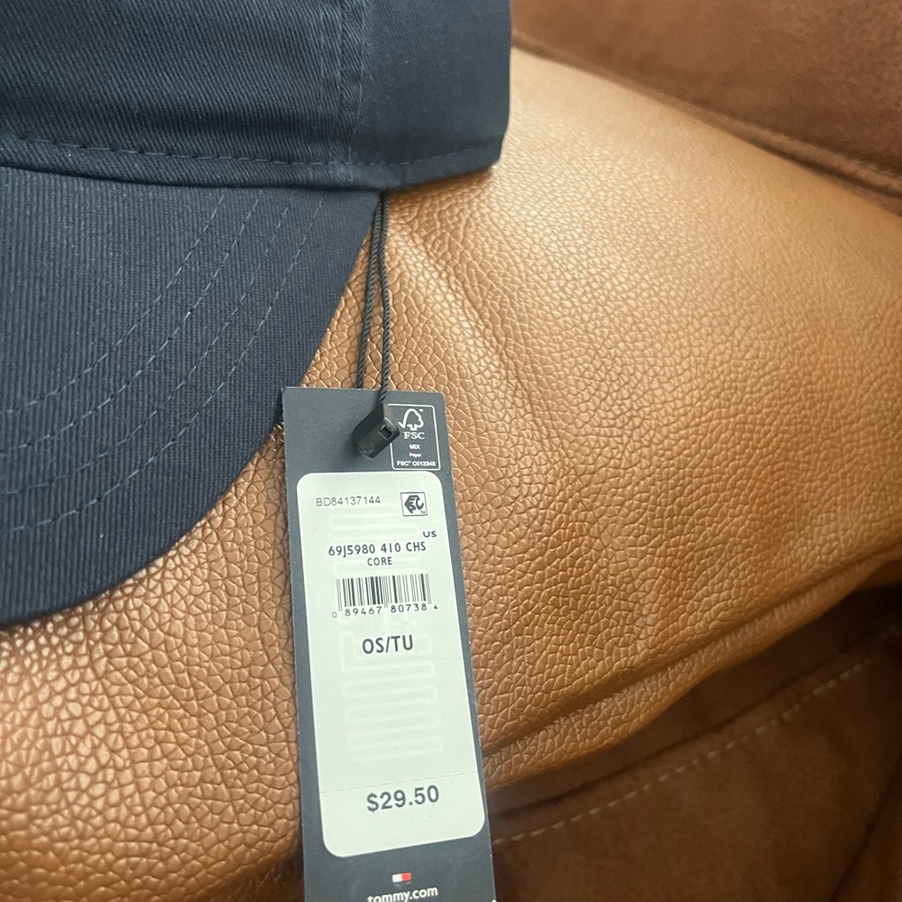 COPY - Navy Tommy Hilfiger Twill Cap - Picture 4 of 6